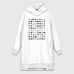 Женская толстовка-платье Путешественник вне рамок81