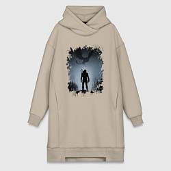 Женская толстовка-платье ВЕДЬМАК