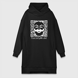 Женское худи-платье MRROBOT, цвет: черный