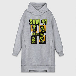 Женская толстовка-платье The Hell Song