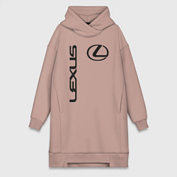 Женская толстовка-платье LEXUS