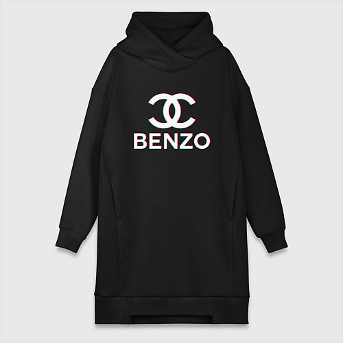 Женская толстовка-платье BBT BENZO GANG / Черный – фото 1