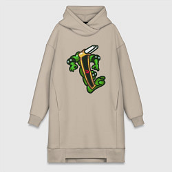 Женская толстовка-платье Battletoads Boss