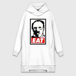 Женская толстовка-платье Ганнибал Лектор