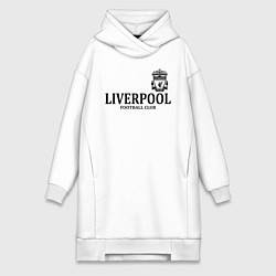 Женское худи-платье Liverpool FC, цвет: белый