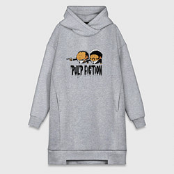 Женская толстовка-платье Pulp fiction