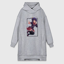 Женская толстовка-платье Рикка Таканаси Чудачества любви не помеха!