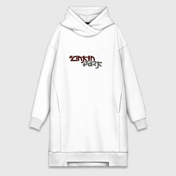 Женское худи-платье Linkin Park 2021, цвет: белый