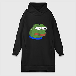 Женское худи-платье Pepe MonkaS, цвет: черный