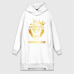 Женская толстовка-платье ЗОЛОТОЙ ЛЕВ