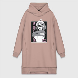 Женская толстовка-платье Cute girl