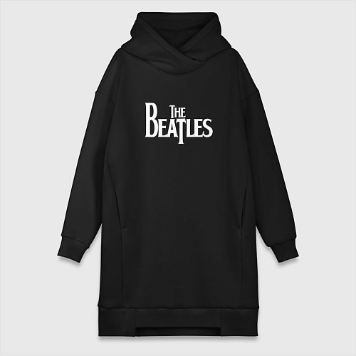 Женская толстовка-платье The Beatles / Черный – фото 1