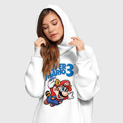 Женское худи-платье Mario 3, цвет: белый — фото 2