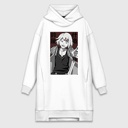 Женское худи-платье Джузо Сузуя, цвет: белый