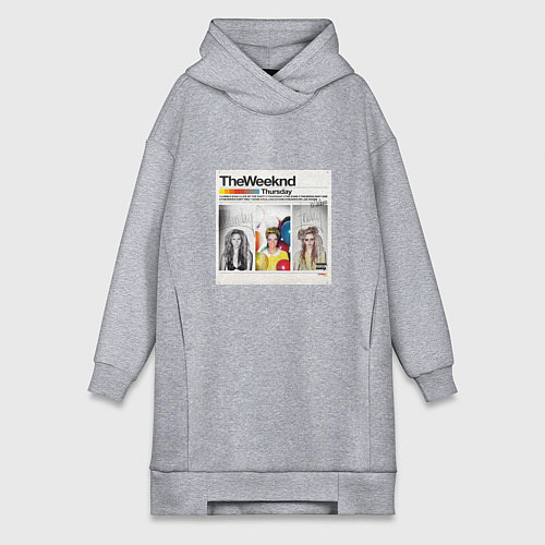 Женская толстовка-платье Thursday The Weeknd / Меланж – фото 1