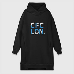 Женское худи-платье FC Chelsea CFC London 202122, цвет: черный