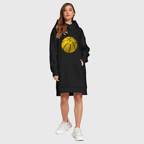 Женская толстовка-платье Wu-Tang Basketball / Черный – фото 4