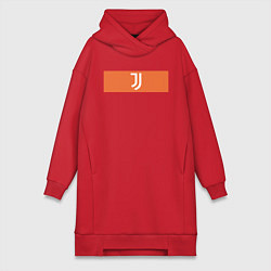 Женское худи-платье Juventus Tee Cut & Sew 2021, цвет: красный