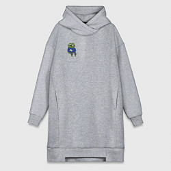 Женское худи-платье Pepe Thinking room, цвет: меланж