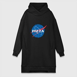 Женская толстовка-платье NASA Pizza