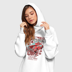 Женское худи-платье Cuba Libre, цвет: белый — фото 2