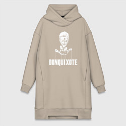 Женское худи-платье Донкихот One Piece, цвет: миндальный