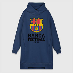 Женская толстовка-платье Barcelona Football Club
