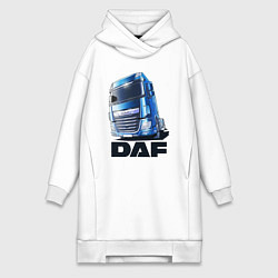Женская толстовка-платье Daf Truck
