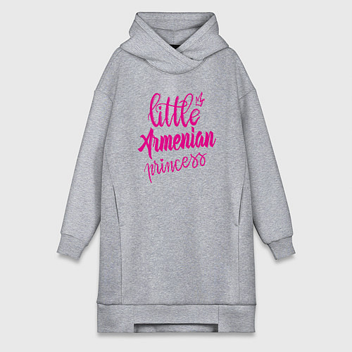 Женская толстовка-платье Армянская Принцесса / Меланж – фото 1