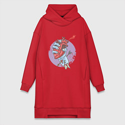 Женская толстовка-платье Zombie Heart