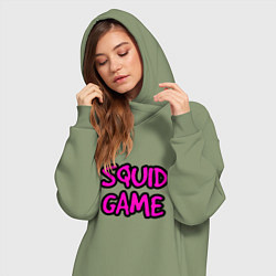 Женское худи-платье Squid Game Pinker, цвет: авокадо — фото 2