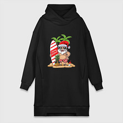 Женская толстовка-платье Santa on Vibe