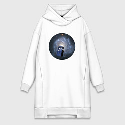 Женская толстовка-платье Тардис доктора кто