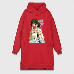 Женская толстовка-платье Angry princess