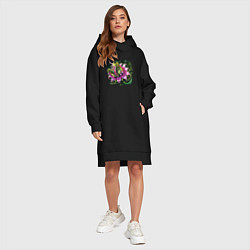 Женское худи-платье Plantera, цвет: черный — фото 2
