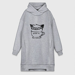 Женская толстовка-платье Курсэд Кэтс двадцать семь