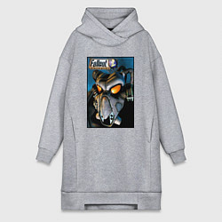 Женское худи-платье Сypress hill, цвет: меланж