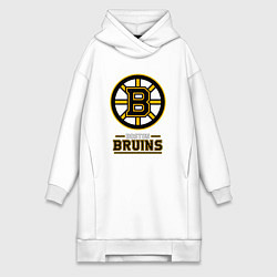 Женское худи-платье Boston Bruins , Бостон Брюинз, цвет: белый