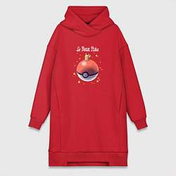 Женское худи-платье La Petit Pika, цвет: красный