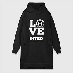 Женское худи-платье Inter Love Classic, цвет: черный