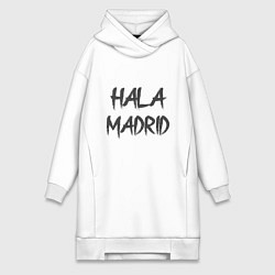 Женское худи-платье Hala - Madrid, цвет: белый