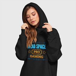 Женское худи-платье Dead Space PRO Gaming, цвет: черный — фото 2