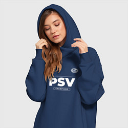 Женское худи-платье PSV Форма Чемпионов, цвет: тёмно-синий — фото 2