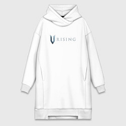 Женская толстовка-платье V Rising logo