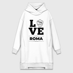 Женское худи-платье Roma Love Классика, цвет: белый