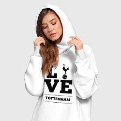 Женское худи-платье Tottenham Love Классика, цвет: белый — фото 2