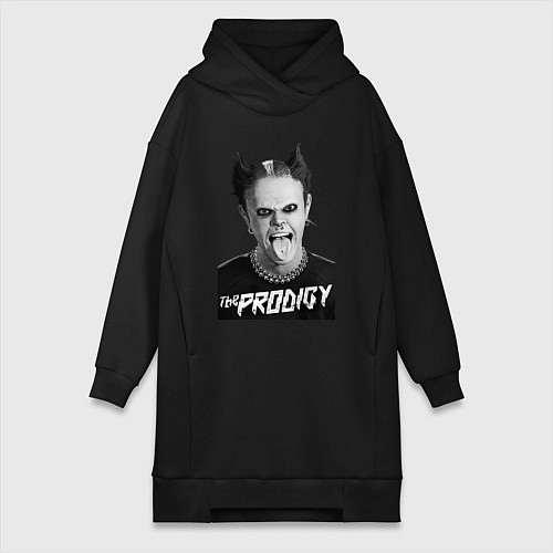 Женская толстовка-платье The Prodigy - firestarter / Черный – фото 1