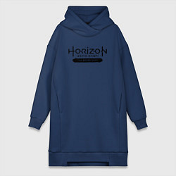 Женская толстовка-платье Horizon forbidden west - logo
