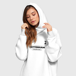 Женское худи-платье Tottenham Униформа Чемпионов, цвет: белый — фото 2