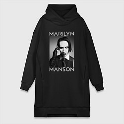 Женская толстовка-платье Marilyn Manson фото